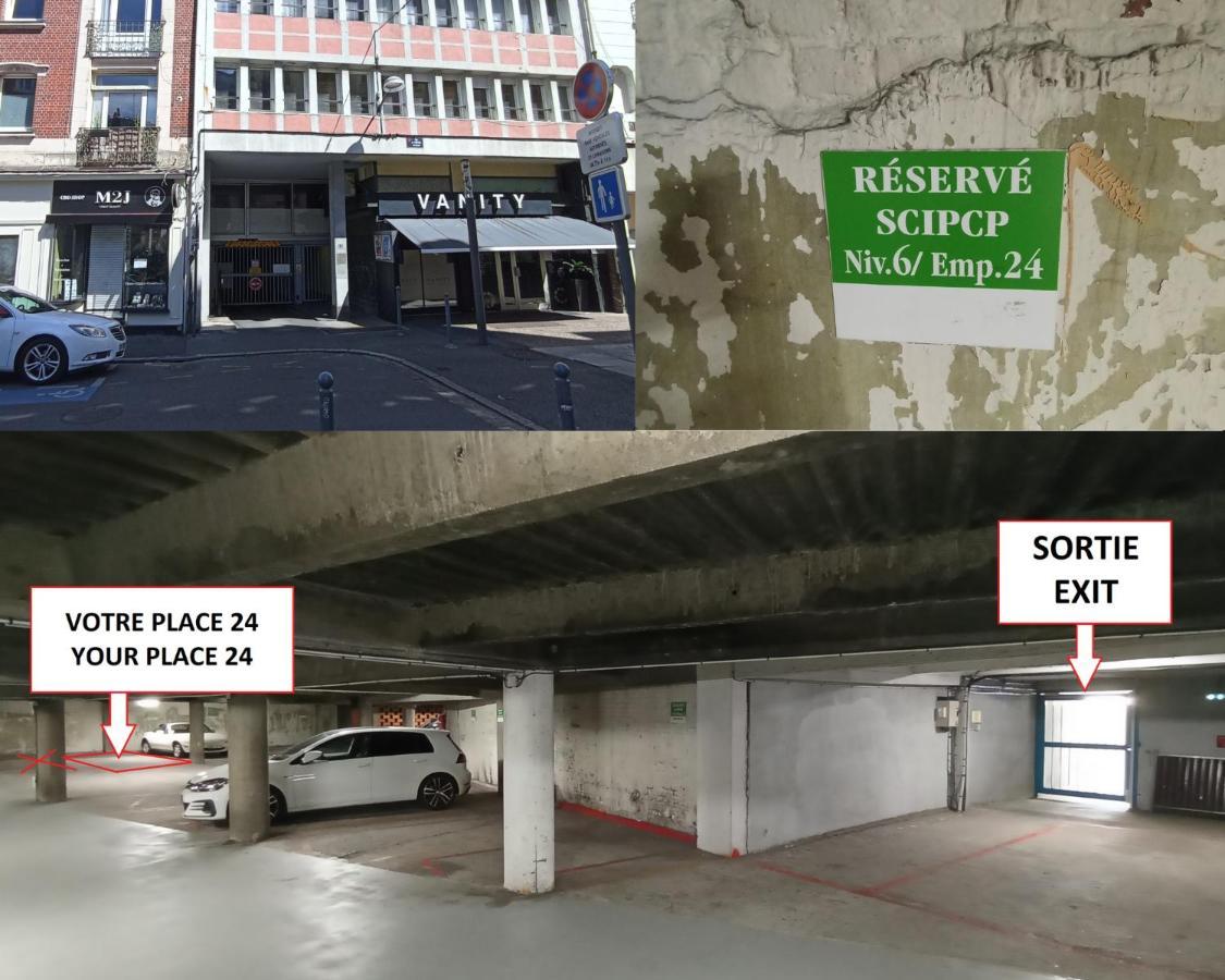 Studio Fonctionnel Au Coeur De Lille Avec Parking ภายนอก รูปภาพ